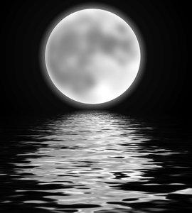 Moon reflection